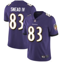 Nike Baltimore Ravens #83 Willie Snead IV Purple Team Color Youth Stitched NFL Vapor Untouchable Limited Jersey