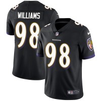 Nike Baltimore Ravens #98 Brandon Williams Black Alternate Youth Stitched NFL Vapor Untouchable Limited Jersey