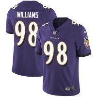 Nike Baltimore Ravens #98 Brandon Williams Purple Team Color Youth Stitched NFL Vapor Untouchable Limited Jersey