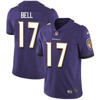 Nike Baltimore Ravens #17 Le'Veon Bell Purple Team Color Youth Stitched NFL Vapor Untouchable Limited Jersey