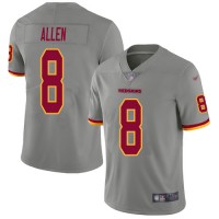 Nike Washington Commanders #8 Kyle Allen Gray Youth Stitched NFL Limited Inverted Legend Jersey