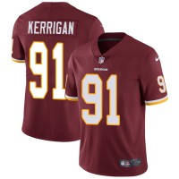Nike Washington Commanders #91 Ryan Kerrigan Burgundy Red Team Color Youth Stitched NFL Vapor Untouchable Limited Jersey