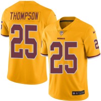 Nike Washington Commanders #25 Chris Thompson Gold Youth Stitched NFL Limited Rush Jersey