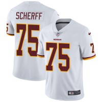 Nike Washington Commanders #75 Brandon Scherff White Youth Stitched NFL Vapor Untouchable Limited Jersey
