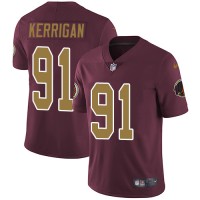 Nike Washington Commanders #91 Ryan Kerrigan Burgundy Red Alternate Youth Stitched NFL Vapor Untouchable Limited Jersey