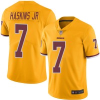 Nike Washington Commanders #7 Dwayne Haskins Jr Gold Youth Stitched NFL Limited Rush Jersey