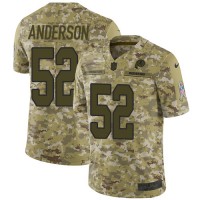 Nike Washington Commanders #52 Ryan Anderson Camo Youth Stitched NFL Limited 2018 Salute to Service Jersey