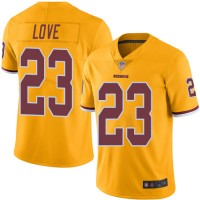 Nike Washington Commanders #23 Bryce Love Gold Youth Stitched NFL Limited Rush Jersey