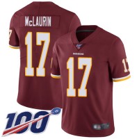 Nike Washington Commanders #17 Terry McLaurin Burgundy Red Team Color Youth Stitched NFL 100th Season Vapor Limited Jersey