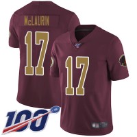 Nike Washington Commanders #17 Terry McLaurin Burgundy Red Alternate Youth Stitched NFL 100th Season Vapor Limited Jersey