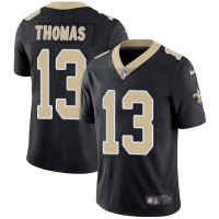 Nike New Orleans Saints #13 Michael Thomas Black Team Color Youth Stitched NFL Vapor Untouchable Limited Jersey