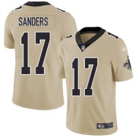 Nike New Orleans Saints #17 Emmanuel Sanders Gold Youth Stitched NFL Limited Inverted Legend Jersey