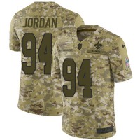 Nike New Orleans Saints #94 Cameron Jordan Camo Youth Stitched NFL Limited 2018 Salute to Service Jersey