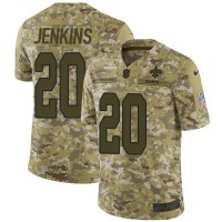 Nike New Orleans Saints #20 Janoris Jenkins Camo Youth Stitched NFL Limited 2018 Salute To Service Jersey