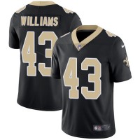 Nike New Orleans Saints #43 Marcus Williams Black Team Color Youth Stitched NFL Vapor Untouchable Limited Jersey