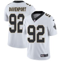 Nike New Orleans Saints #92 Marcus Davenport White Youth Stitched NFL Vapor Untouchable Limited Jersey