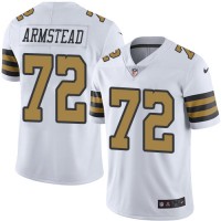 Nike New Orleans Saints #72 Terron Armstead White Youth Stitched NFL Limited Rush Jersey