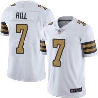 Nike New Orleans Saints #7 Taysom Hill White Youth Stitched NFL Limited Rush Jersey