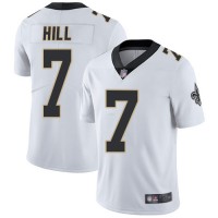 Nike New Orleans Saints #7 Taysom Hill White Youth Stitched NFL Vapor Untouchable Limited Jersey
