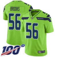 Nike Seattle Seahawks #56 Jordyn Brooks Green Youth Stitched NFL Limited Rush 100th Season Jersey