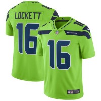 Nike Seattle Seahawks #16 Tyler Lockett Green Youth Stitched NFL Limited Rush Jersey