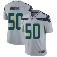 Nike Seattle Seahawks #50 K.J. Wright Grey Alternate Youth Stitched NFL Vapor Untouchable Limited Jersey