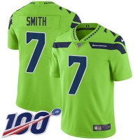 Nike Seattle Seahawks #7 Geno Smith Green Youth Stitched NFL Limited Rush 100th Season Jersey