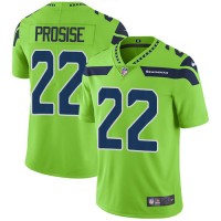 Nike Seattle Seahawks #22 C. J. Prosise Green Youth Stitched NFL Limited Rush Jersey