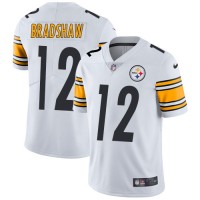 Nike Pittsburgh Steelers #12 Terry Bradshaw White Youth Stitched NFL Vapor Untouchable Limited Jersey