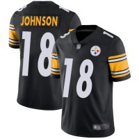 Nike Pittsburgh Steelers #18 Diontae Johnson Black Team Color Youth Stitched NFL Vapor Untouchable Limited Jersey