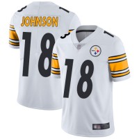 Nike Pittsburgh Steelers #18 Diontae Johnson White Youth Stitched NFL Vapor Untouchable Limited Jersey