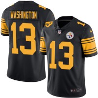 Nike Pittsburgh Steelers #13 James Washington Black Youth Stitched NFL Limited Rush Jersey