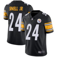 Nike Pittsburgh Steelers #24 Benny Snell Jr. Black Team Color Youth Stitched NFL Vapor Untouchable Limited Jersey
