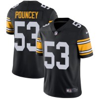Nike Pittsburgh Steelers #53 Maurkice Pouncey Black Alternate Youth Stitched NFL Vapor Untouchable Limited Jersey
