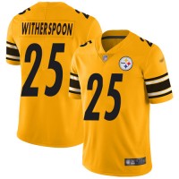 Nike Pittsburgh Steelers #25 Ahkello Witherspoon Gold Youth Stitched NFL Limited Inverted Legend Jersey