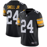 Nike Pittsburgh Steelers #24 Benny Snell Jr. Black Alternate Youth Stitched NFL Vapor Untouchable Limited Jersey