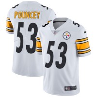 Nike Pittsburgh Steelers #53 Maurkice Pouncey White Youth Stitched NFL Vapor Untouchable Limited Jersey