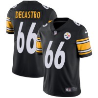 Nike Pittsburgh Steelers #66 David DeCastro Black Team Color Youth Stitched NFL Vapor Untouchable Limited Jersey