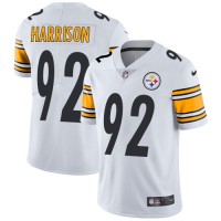 Nike Pittsburgh Steelers #92 James Harrison White Youth Stitched NFL Vapor Untouchable Limited Jersey