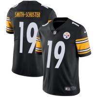 Nike Pittsburgh Steelers #19 JuJu Smith-Schuster Black Team Color Youth Stitched NFL Vapor Untouchable Limited Jersey