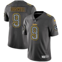 Nike Pittsburgh Steelers #9 Chris Boswell Gray Static Youth Stitched NFL Vapor Untouchable Limited Jersey