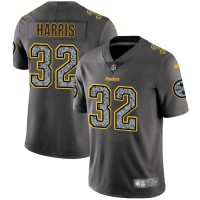 Nike Pittsburgh Steelers #32 Franco Harris Gray Static Youth Stitched NFL Vapor Untouchable Limited Jersey