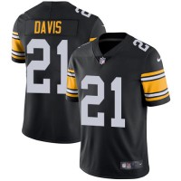 Nike Pittsburgh Steelers #21 Sean Davis Black Alternate Youth Stitched NFL Vapor Untouchable Limited Jersey