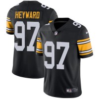 Nike Pittsburgh Steelers #97 Cameron Heyward Black Alternate Youth Stitched NFL Vapor Untouchable Limited Jersey