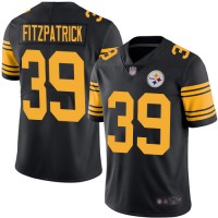 Nike Pittsburgh Steelers #39 Minkah Fitzpatrick Black Youth Stitched NFL Limited Rush Jersey