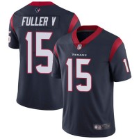 Nike Houston Texans #15 Will Fuller V Navy Blue Team Color Youth Stitched NFL Vapor Untouchable Limited Jersey