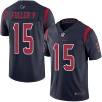 Nike Houston Texans #15 Will Fuller V Navy Blue Youth Stitched NFL Limited Rush Jersey