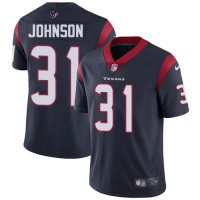 Nike Houston Texans #31 David Johnson Navy Blue Team Color Youth Stitched NFL Vapor Untouchable Limited Jersey
