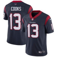 Nike Houston Texans #13 Brandin Cooks Navy Blue Team Color Youth Stitched NFL Vapor Untouchable Limited Jersey