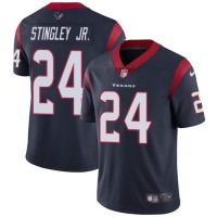 Nike Houston Texans #24 Derek Stingley Jr. Navy Blue Team Color Youth Stitched NFL Vapor Untouchable Limited Jersey